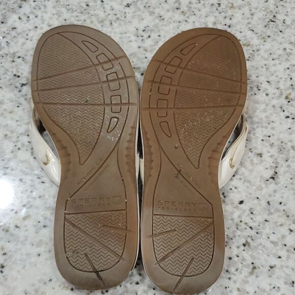 Sperry Women's Sparkly Cream Sandals, Size 8 - Picture 9 of 9